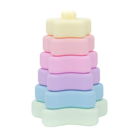 Silicone Stacking Stars Newborn & Up